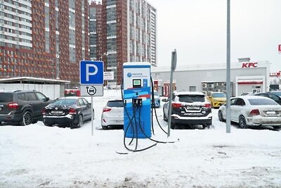    Зарядные станции для электромобилей в Химках © Пресс-служба администрации г.о. Химки