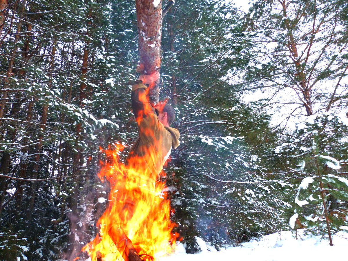 Тренировка по силовой психорегуляции в Перуновой Слободе