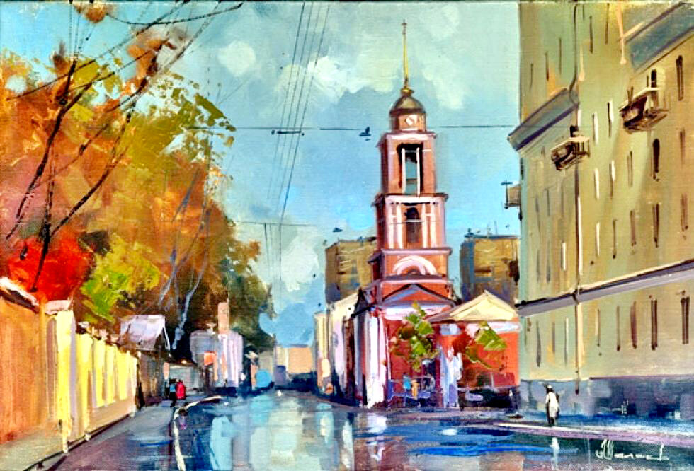 Рисуем маслом москва