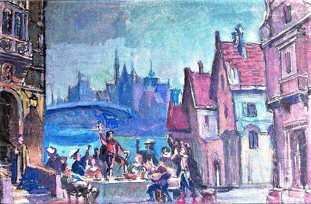 Бенуа. Пир во время чумы