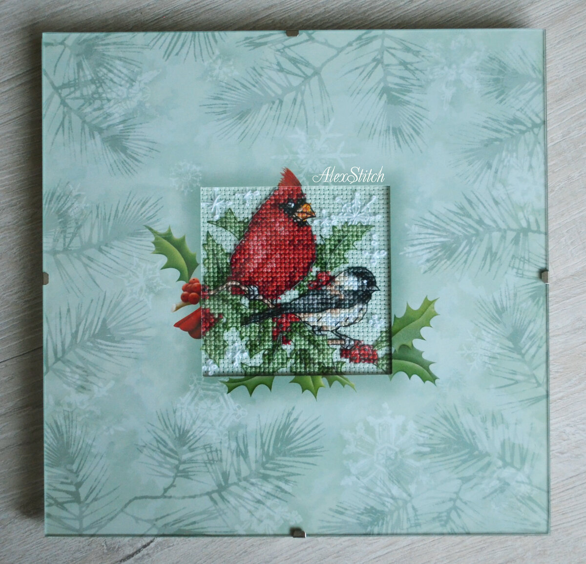 Dimensions Daydreams 73182 "Holly birds".