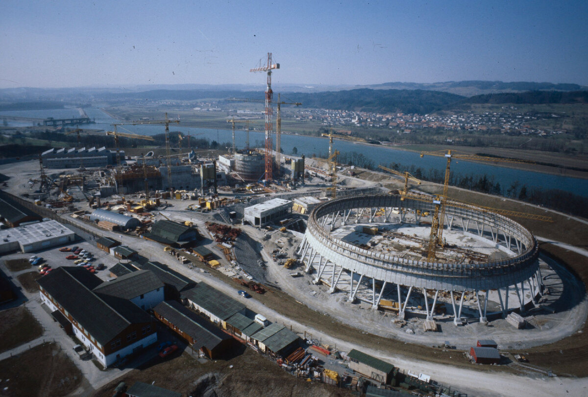 Строительство АЭС Лайбштадт