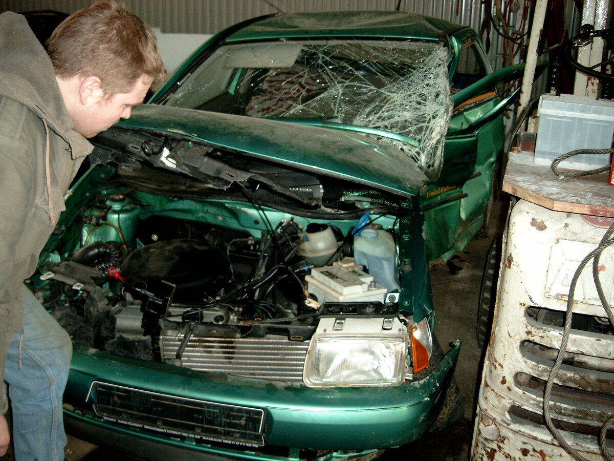 Это моя первая авария 2003-го года.