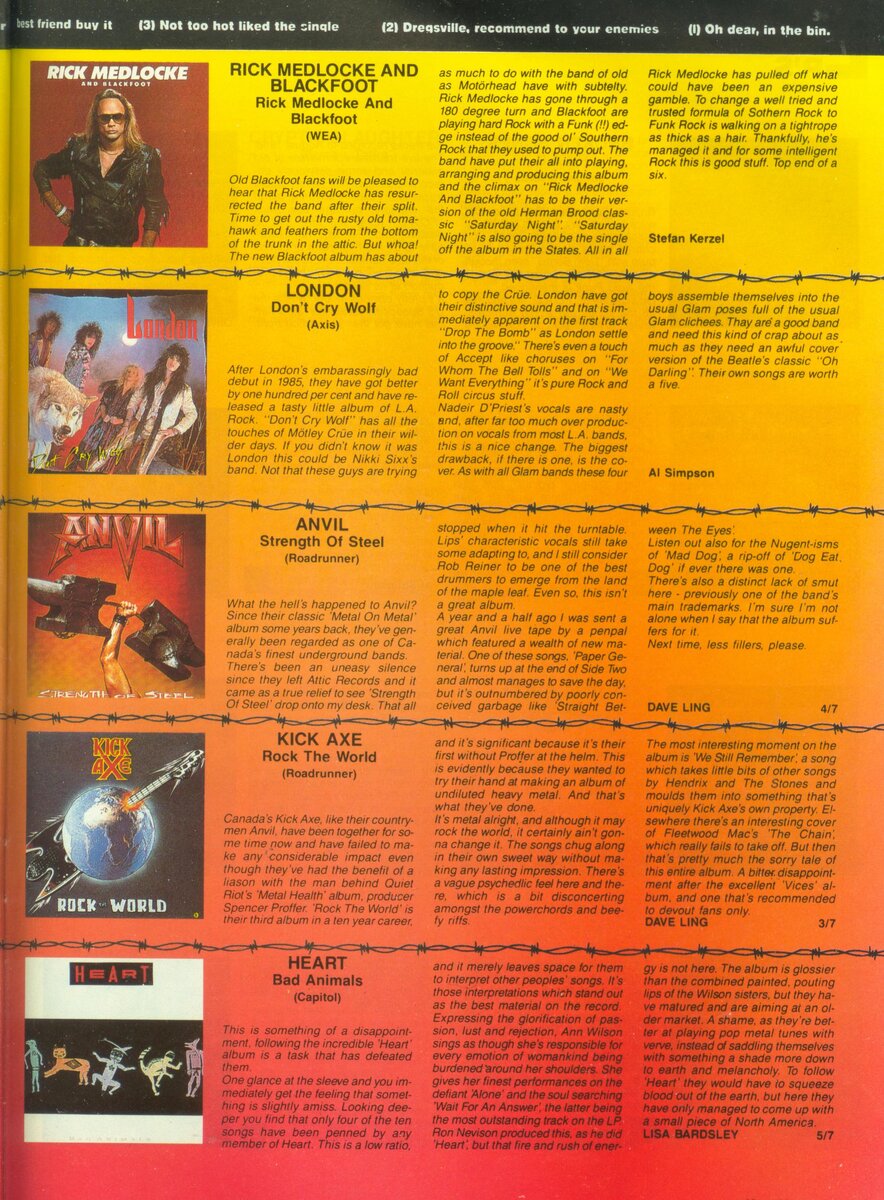 Страница журнала Metal Hammer