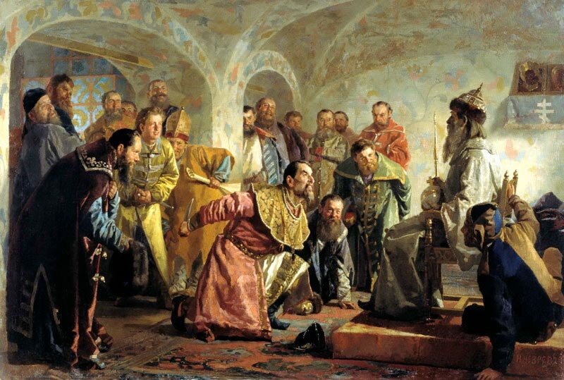 Николай Неврев. «Опричники», 1904 год.