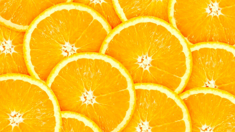 Сочные дольки апельсина