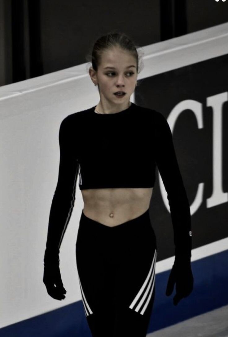 Саша на тренировке