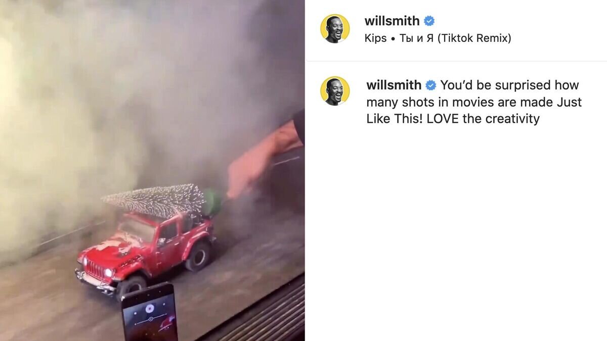    Пост Уилла Смита в соцсети© @willsmith