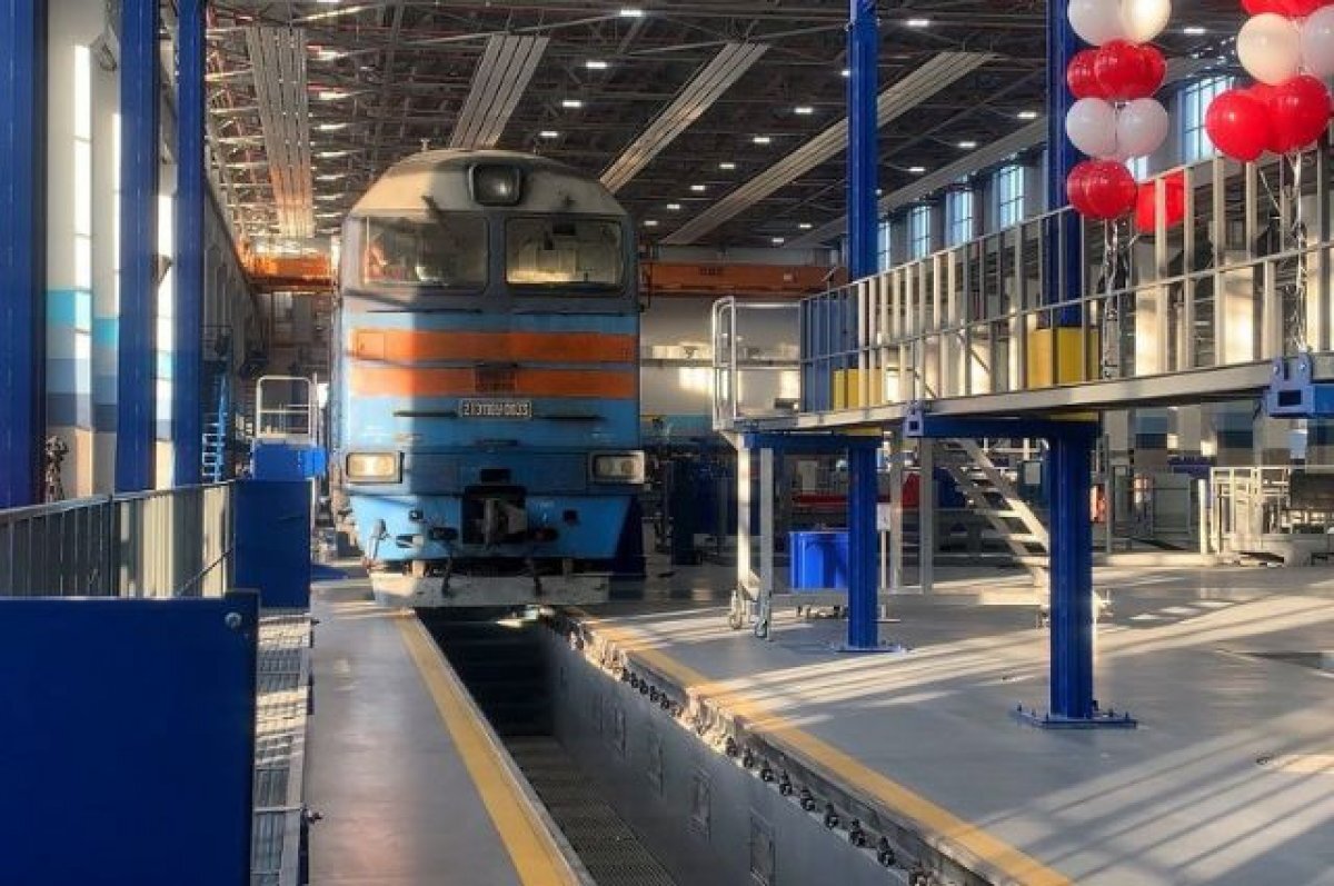    На СвЖД в депо Войновка открыт обновленный цех ремонта грузовых тепловозов