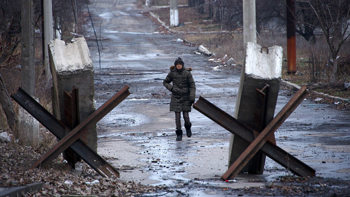 БАХМУТ. ЗИМА 2023 ГОДА. ФОТО: DMYTRO LARIN/SHUTTERSTOCK.COM