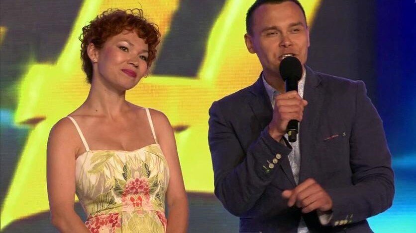 Кадр с концерта КВН Маслякова