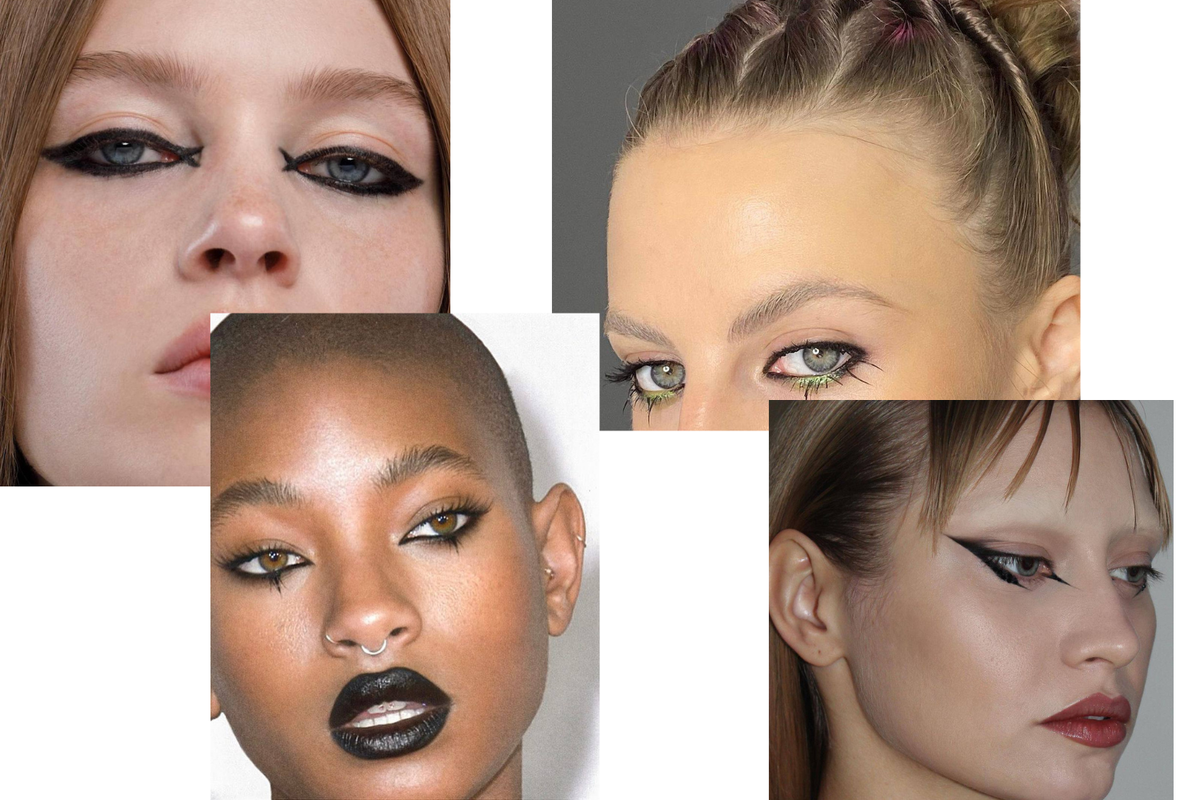     Графичные стрелки: вдохновляющие варианты для тех, кто устал от классики. Фото: @smeyuka; @annrsb; @raoulalejandre