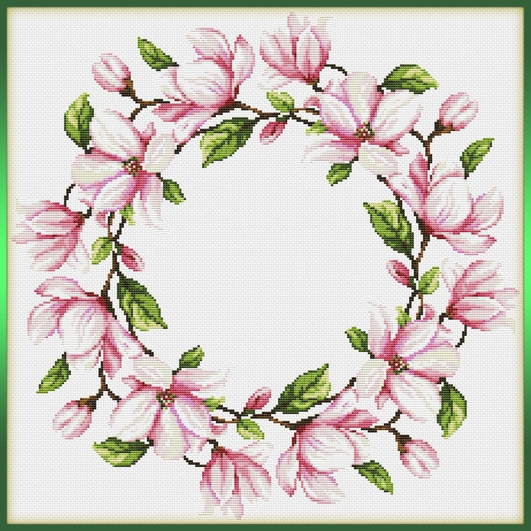 Схема венка. Вышивка венок. Вышивка веночков. Вышивка гладью венок. Вышивка крестом венок.