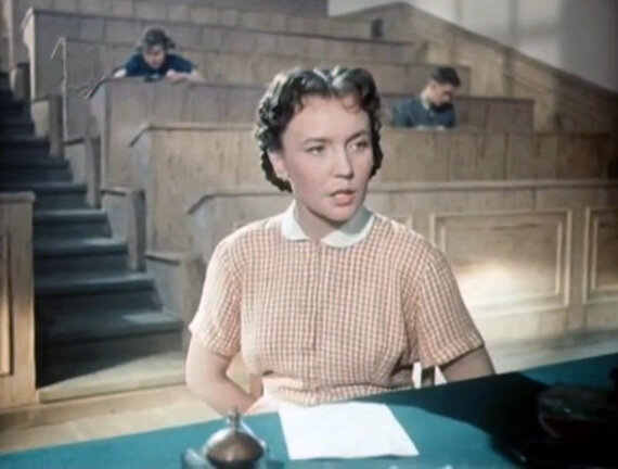 Валентина Калинина. Кадр из фильма «Урок жизни»