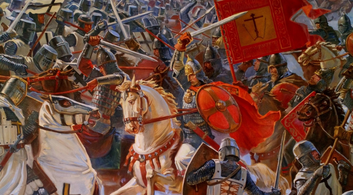 Ледовое Побоище 5 апреля 1242 год