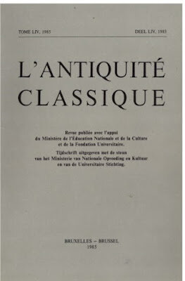 Монография "Male Beauty contests in Greece:
The Euandria and Euexia", N. B. Crowther
L'Antiquité Classique Année, 1985, стр. 285-291
