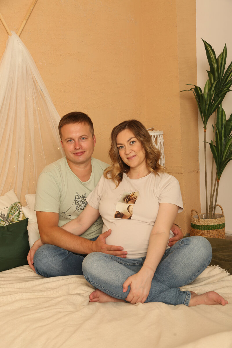 Фотосессия с мужем и парнями