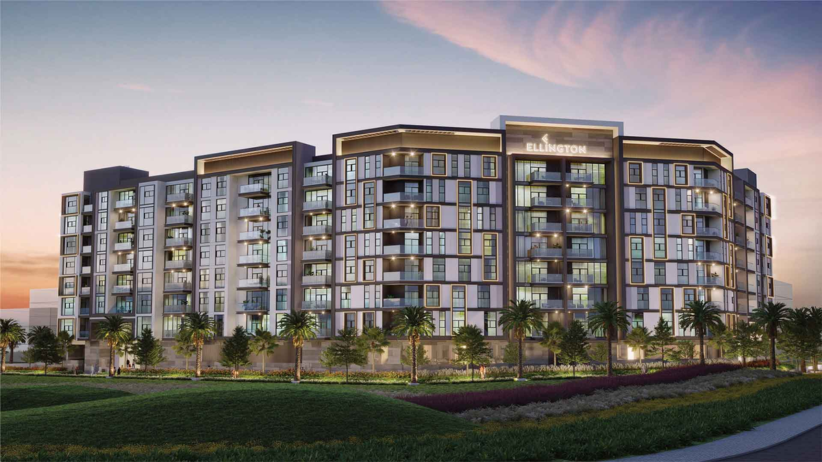 Вид на жилой комплекс