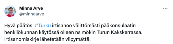    Автор фото: twitter.com/minnaarve