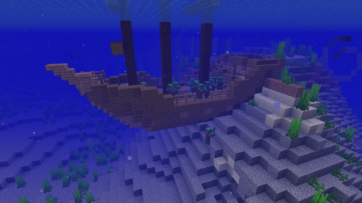 Затонувший корабль в майнкрафте. Затонувший корабль майнкрафт 1.13. Minecraft затонувший корабль. Подводный мир в МАЙНКРАФТЕ.
