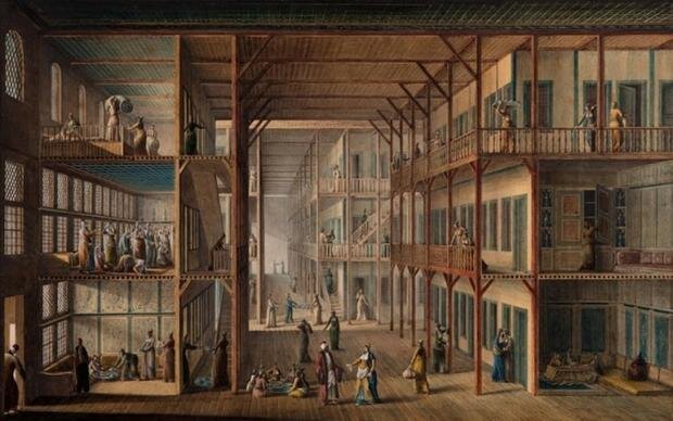 Антуан-Игнас Меллинг. В гареме султана. 1810. 