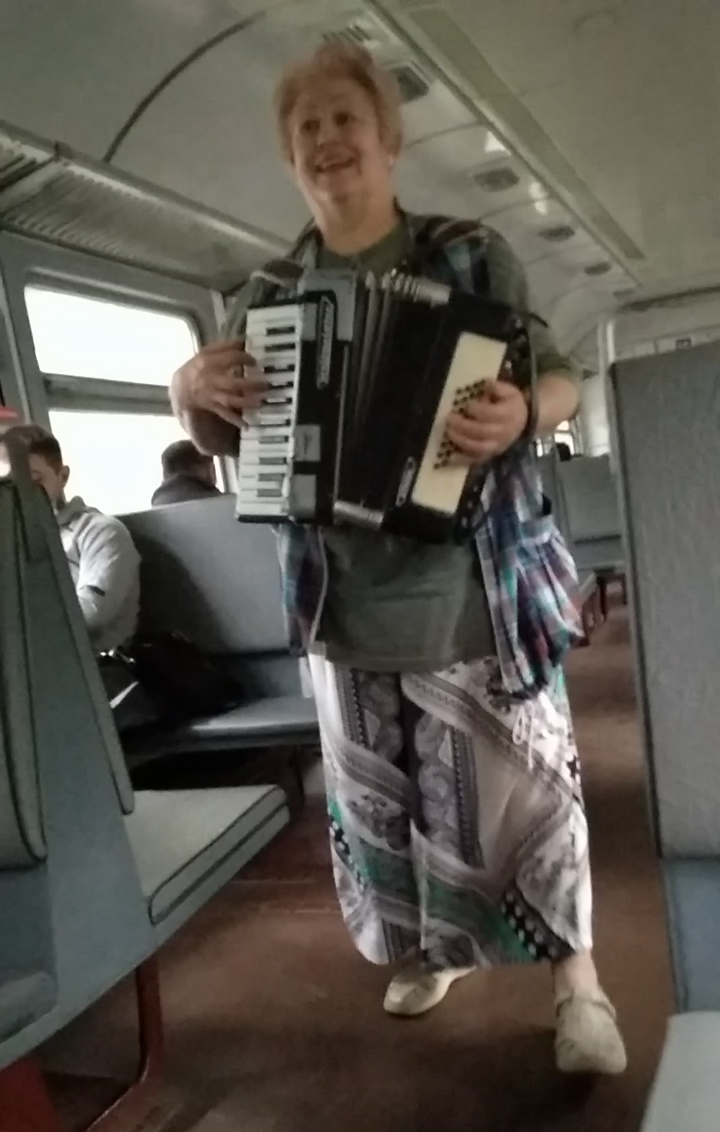 Классная бабуля из электрички 