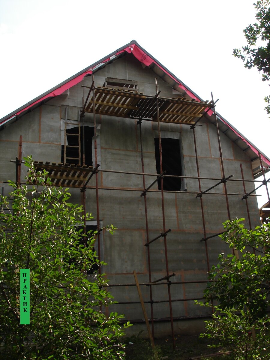 Строительные леса.фото автора