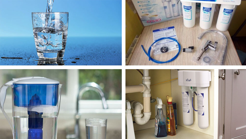 Различные типы фильтров для воды