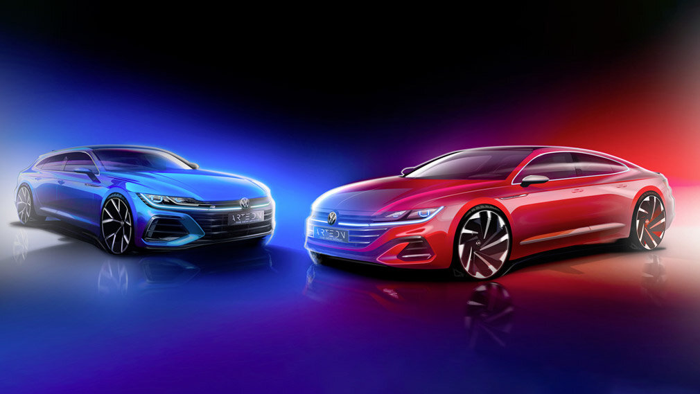 Официальное изображение нового Volkswagen Arteon