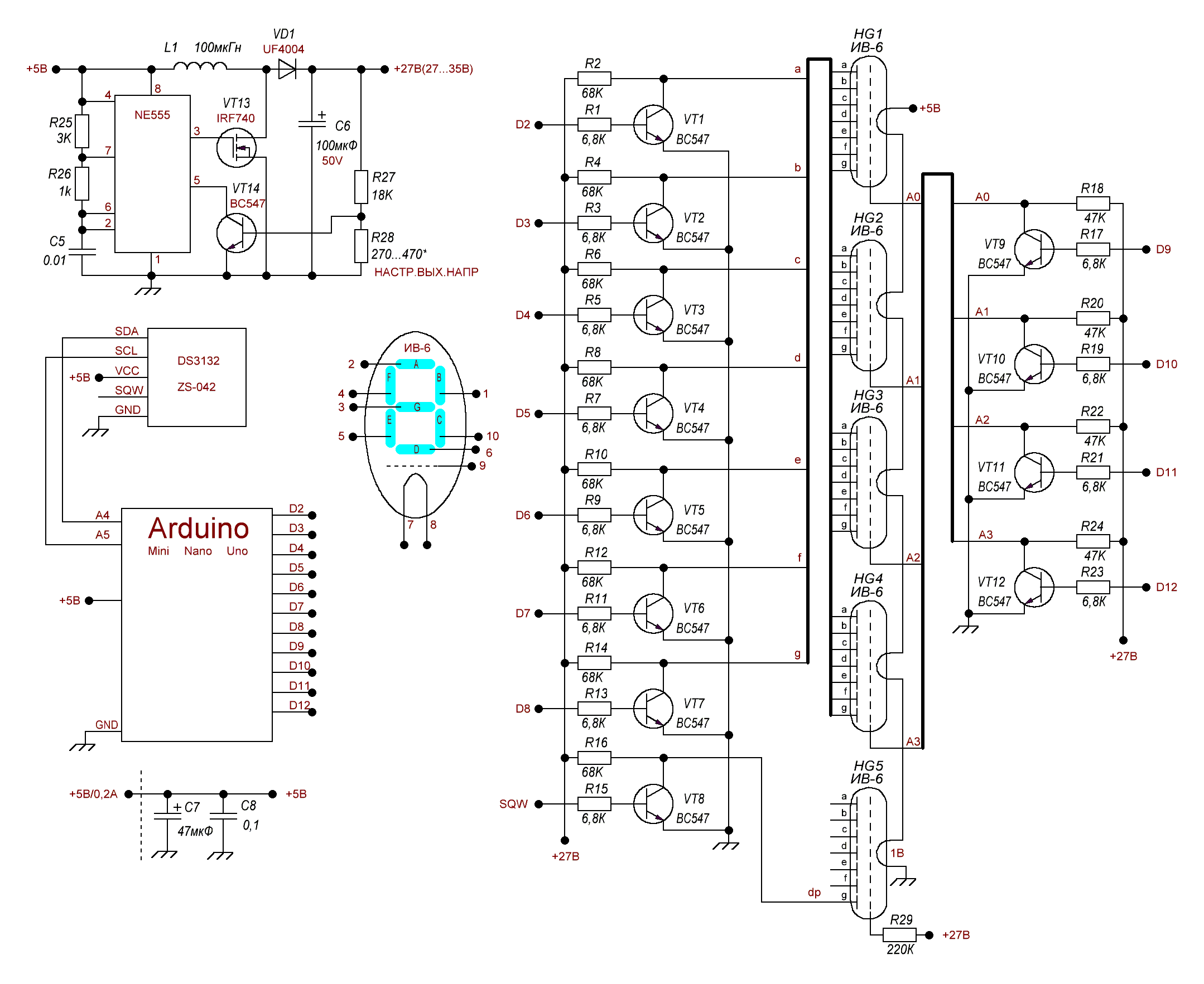 Td62783afg схема включения