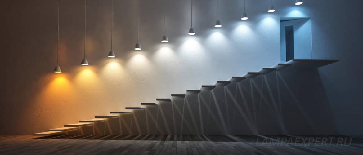 Цветовая температура лампочек