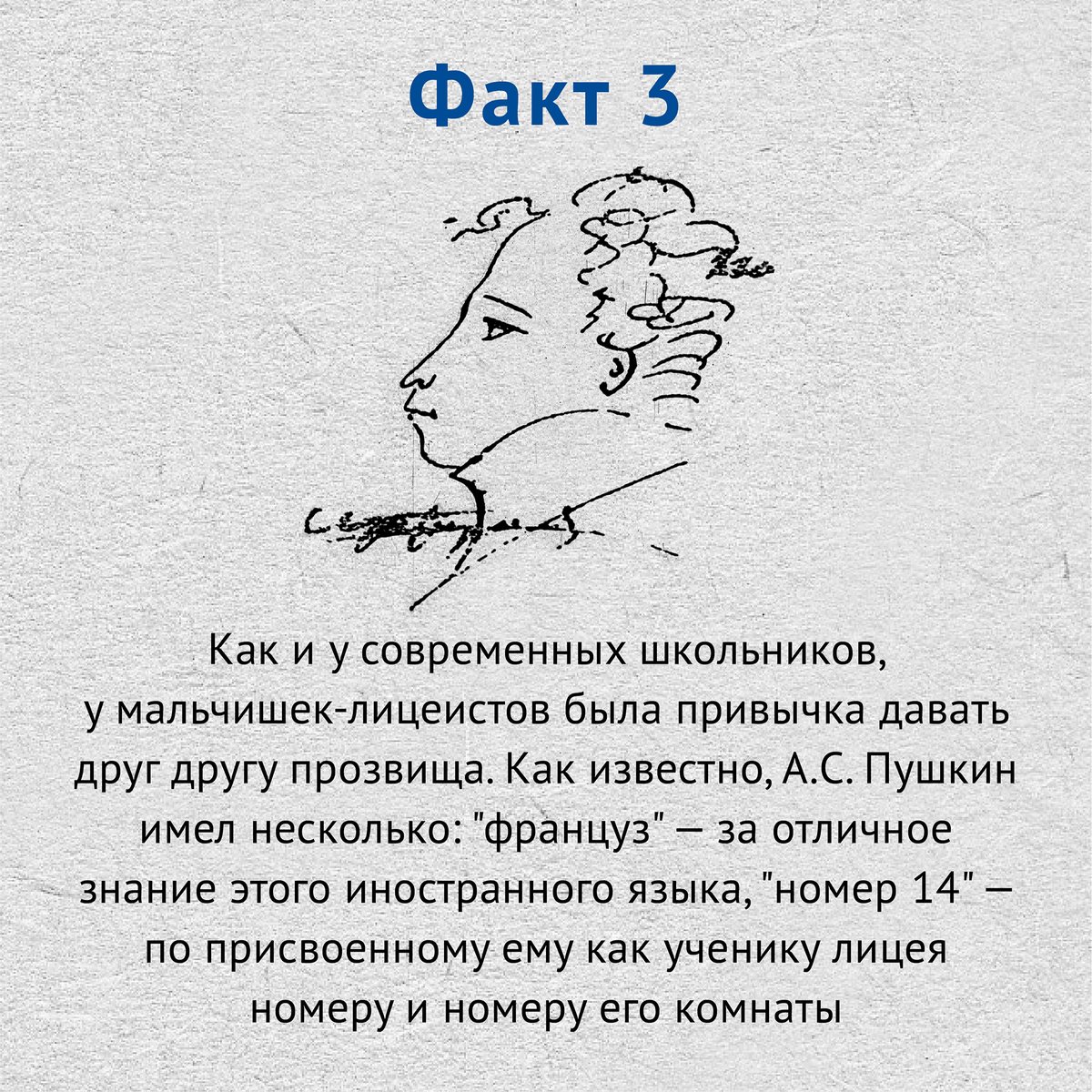 Интересные факты о жизни Пушкине