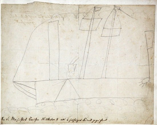 Спичечный матрос, нарисованный Кайзером в возрасте шести лет