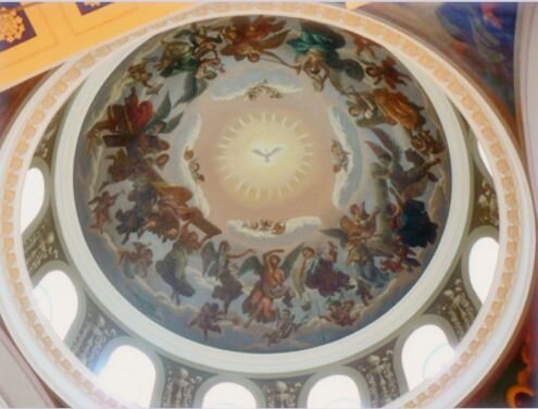 Фрески купола храма Троицы