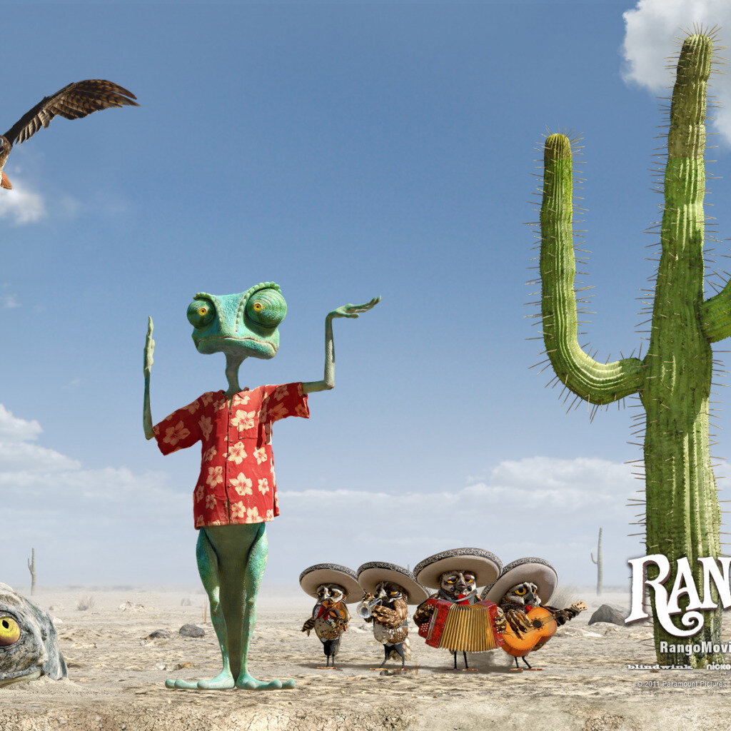 Кадр из мультфильма Ранго