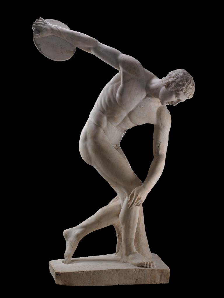 Метатель скульптора мирона. Древняя Греция статуя Мирона дискобол.