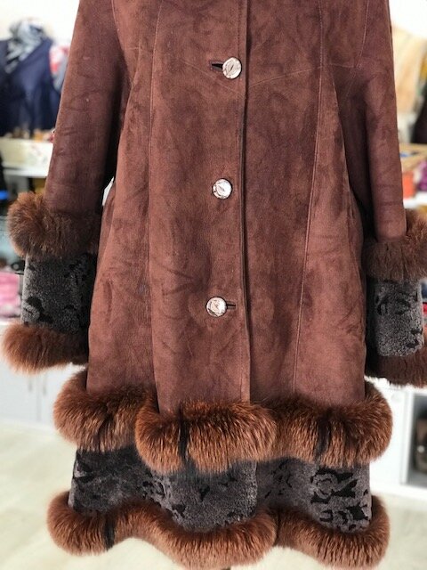 Полная переделка дубленки. Ателье Ирины Берзиной.