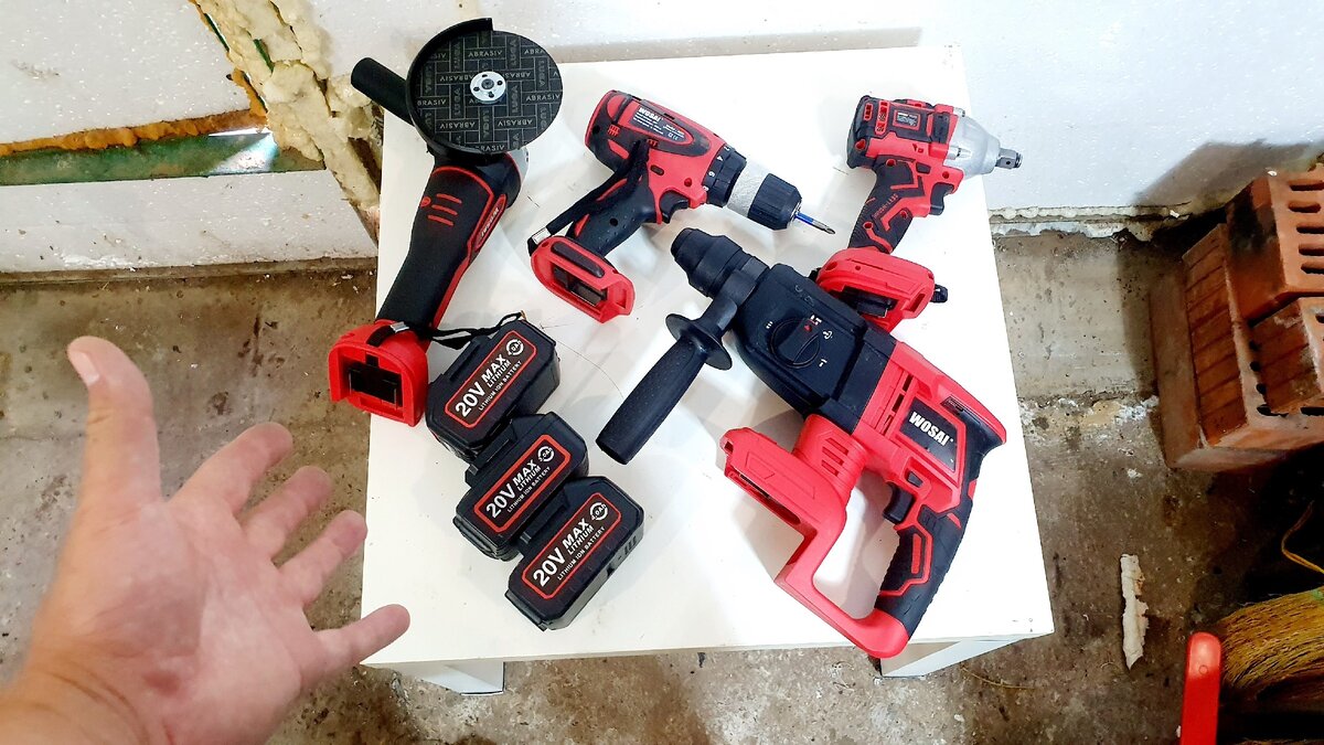 Инструмент из Китая  марки WOSAI