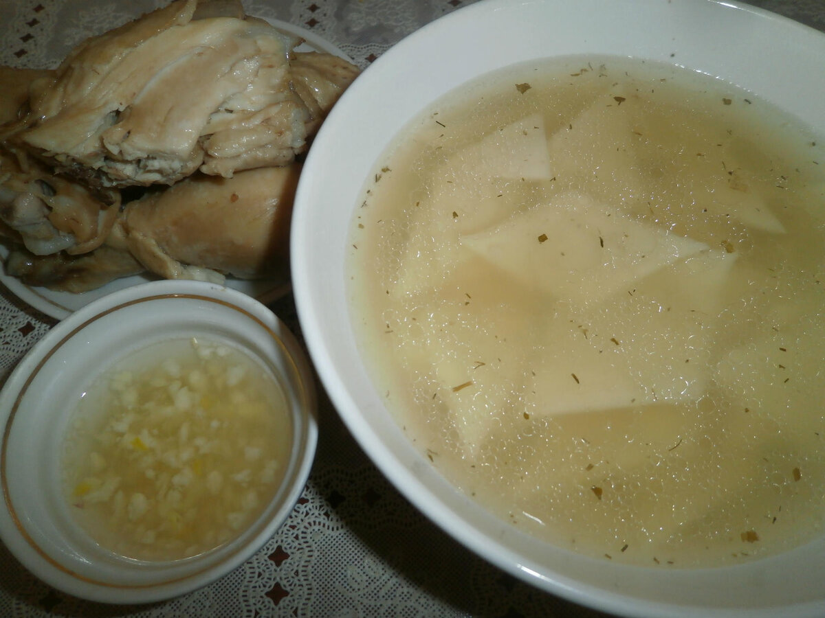 Ингредиенты для куриного супа с вермишелью