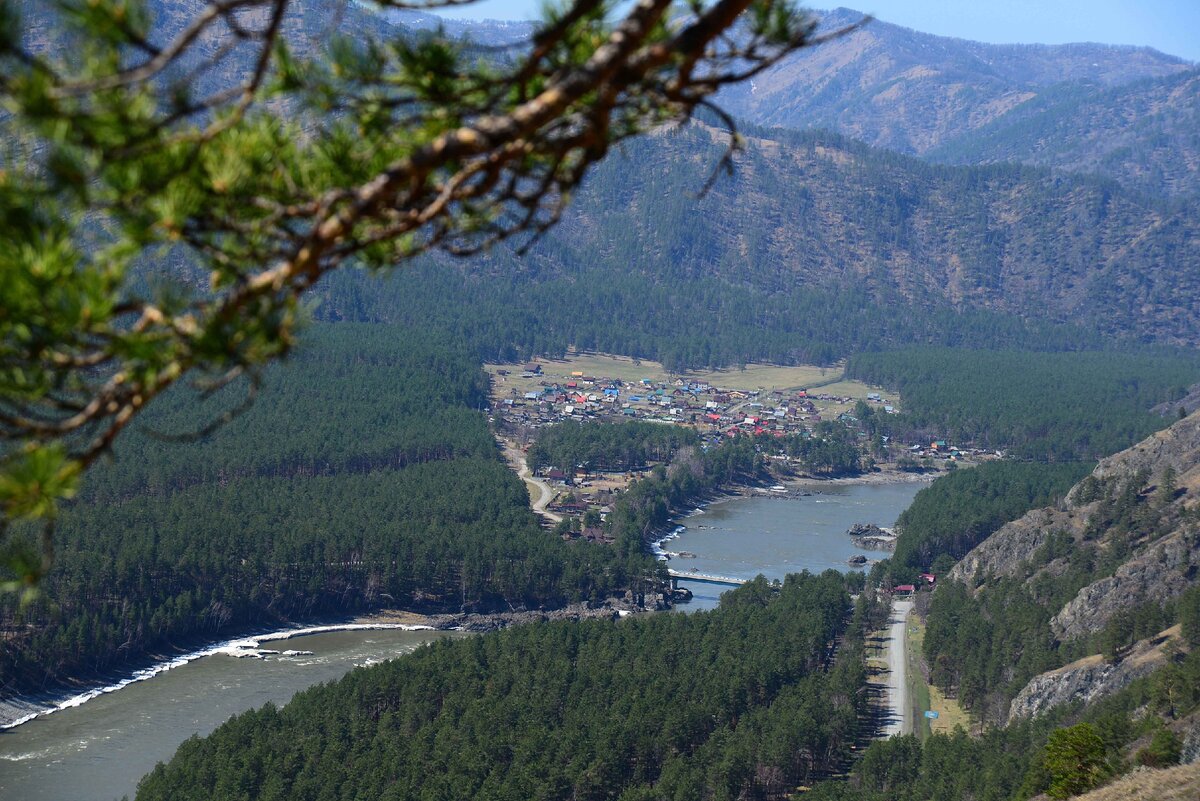 Село Узнезя горный Алтай