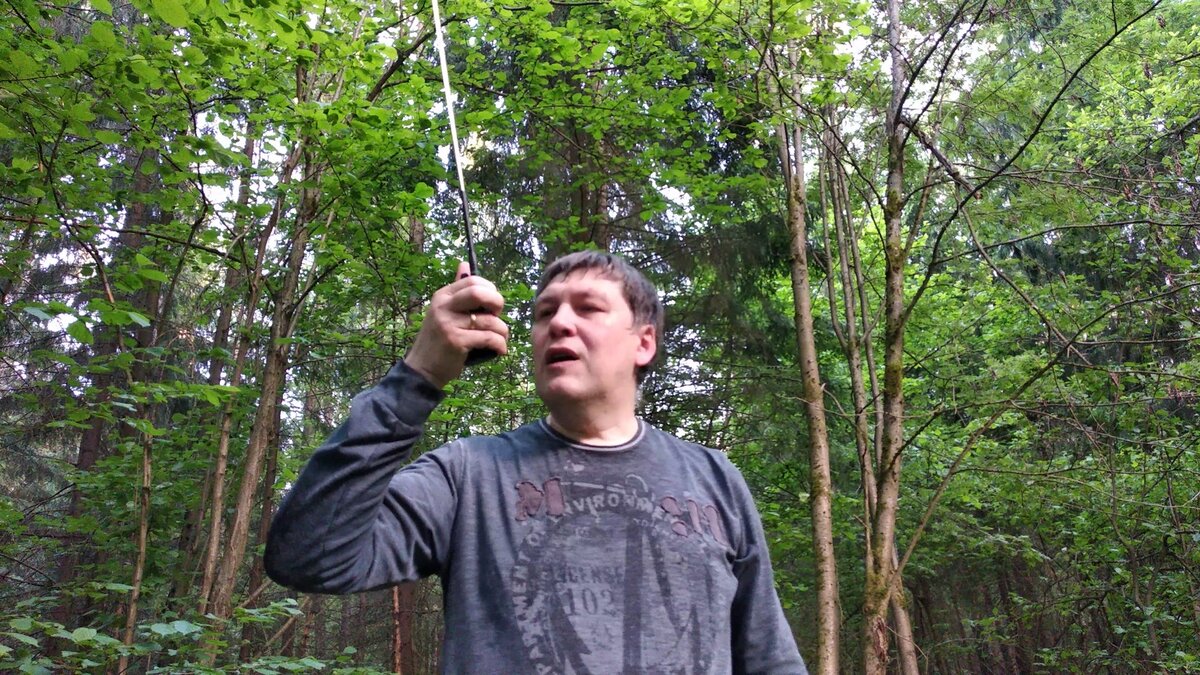 Проверка радиостанций в условиях плотного леса с перепадами высот