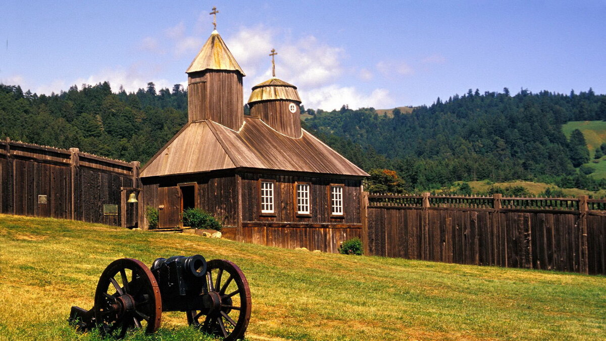Русские поселения в Форте Росс. Источник: wikipedia.org