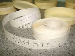 Перфолента. Фото из открытых источников