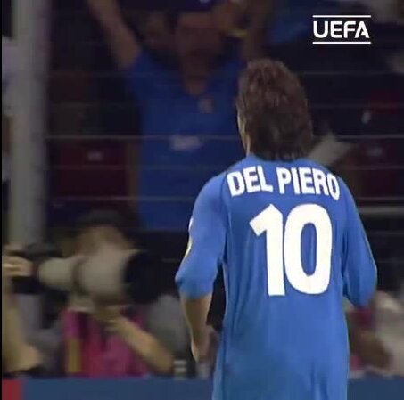Алессандро Дель Пьеро на ЕВРО-2000.