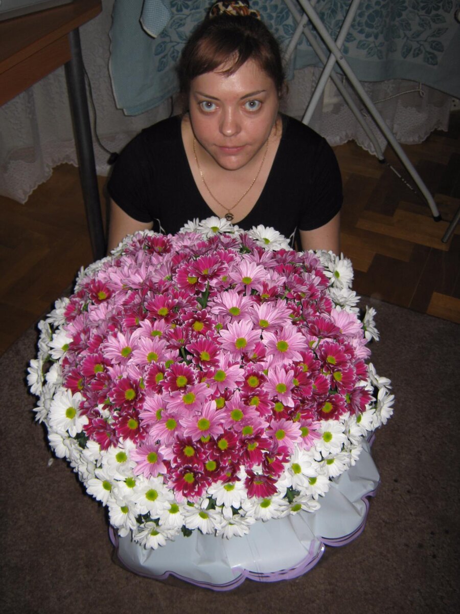 Мой первый букет от любимого