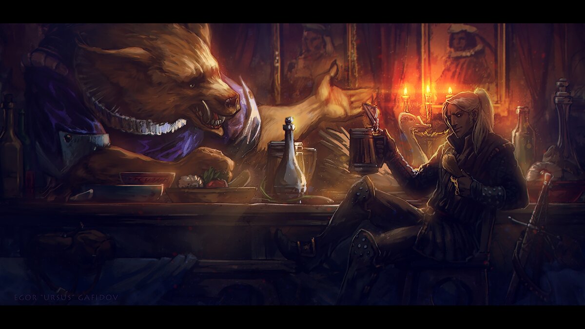 Нивеллен и ведьмак