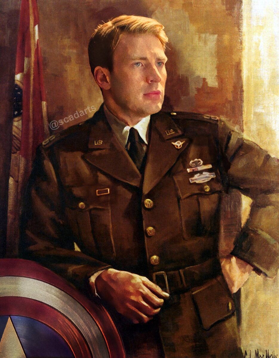 Капитан Роджерс ("Портрет Омара Нельсона Брэдли" – автор неизвестен)