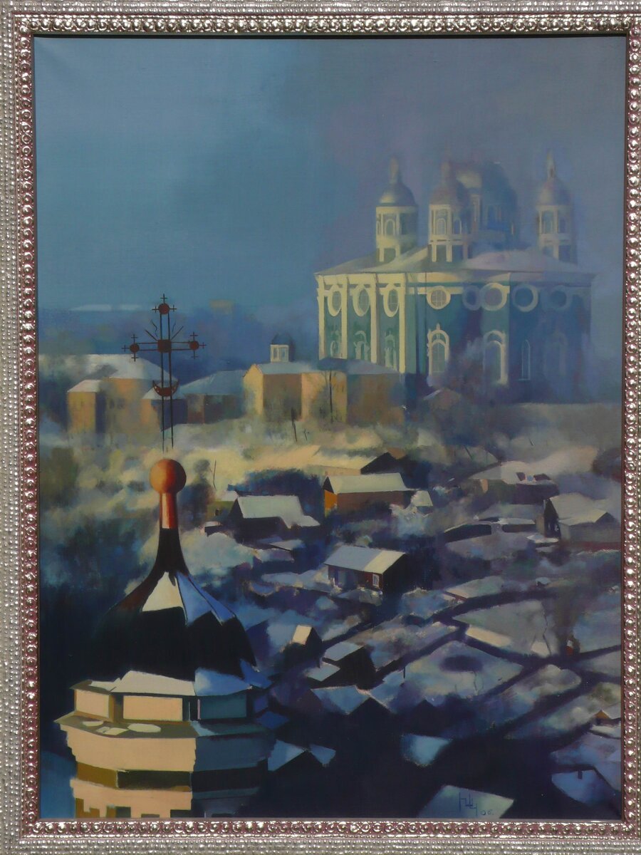 Вид Смоленска, диптих, правая часть, 2006г