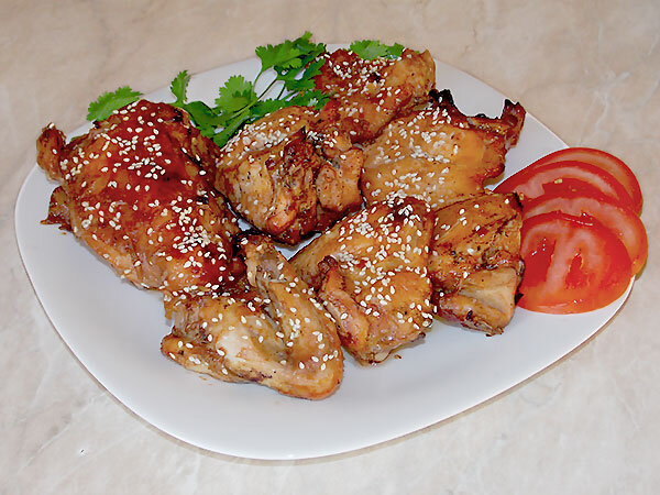 Курица терияки с кунжутом в духовке по-японски рецепт пошаговый с фото - баштрен.рф