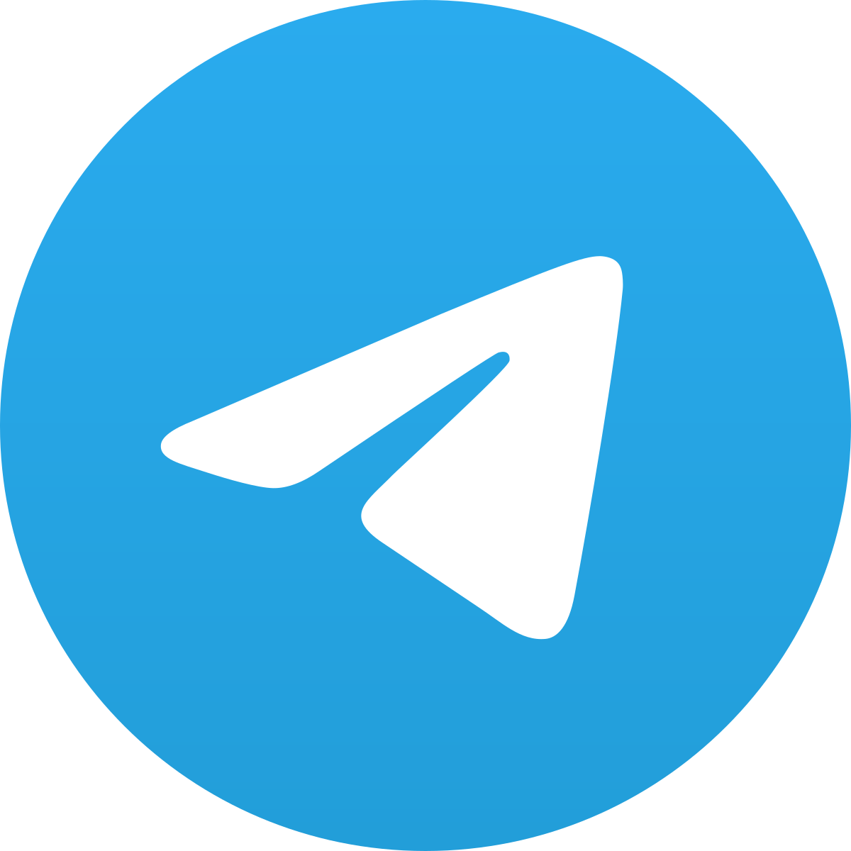 Знак Telegram.